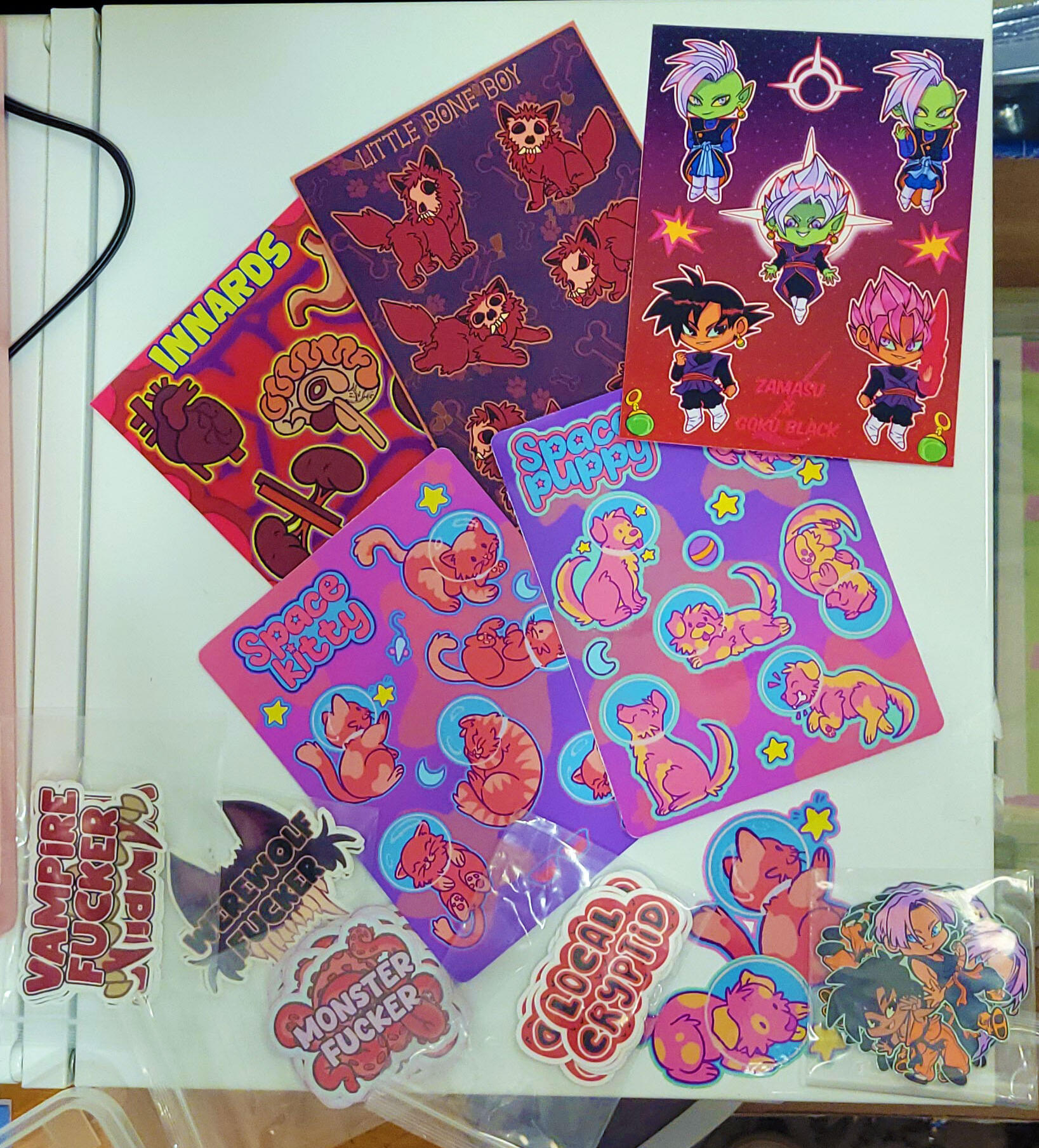 MERCH: STICKER SHEETS &amp; STICKERS